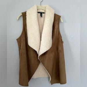 Light weight suede vest